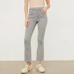 BROWNIE - Jeans Flare Tachas Mujer