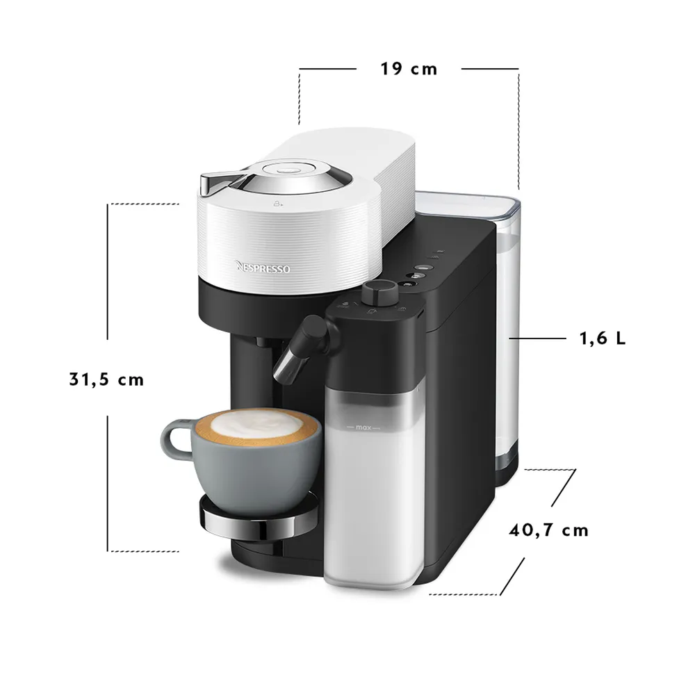 Cafetera Vertuo Lattissima - Blanco, foto 6