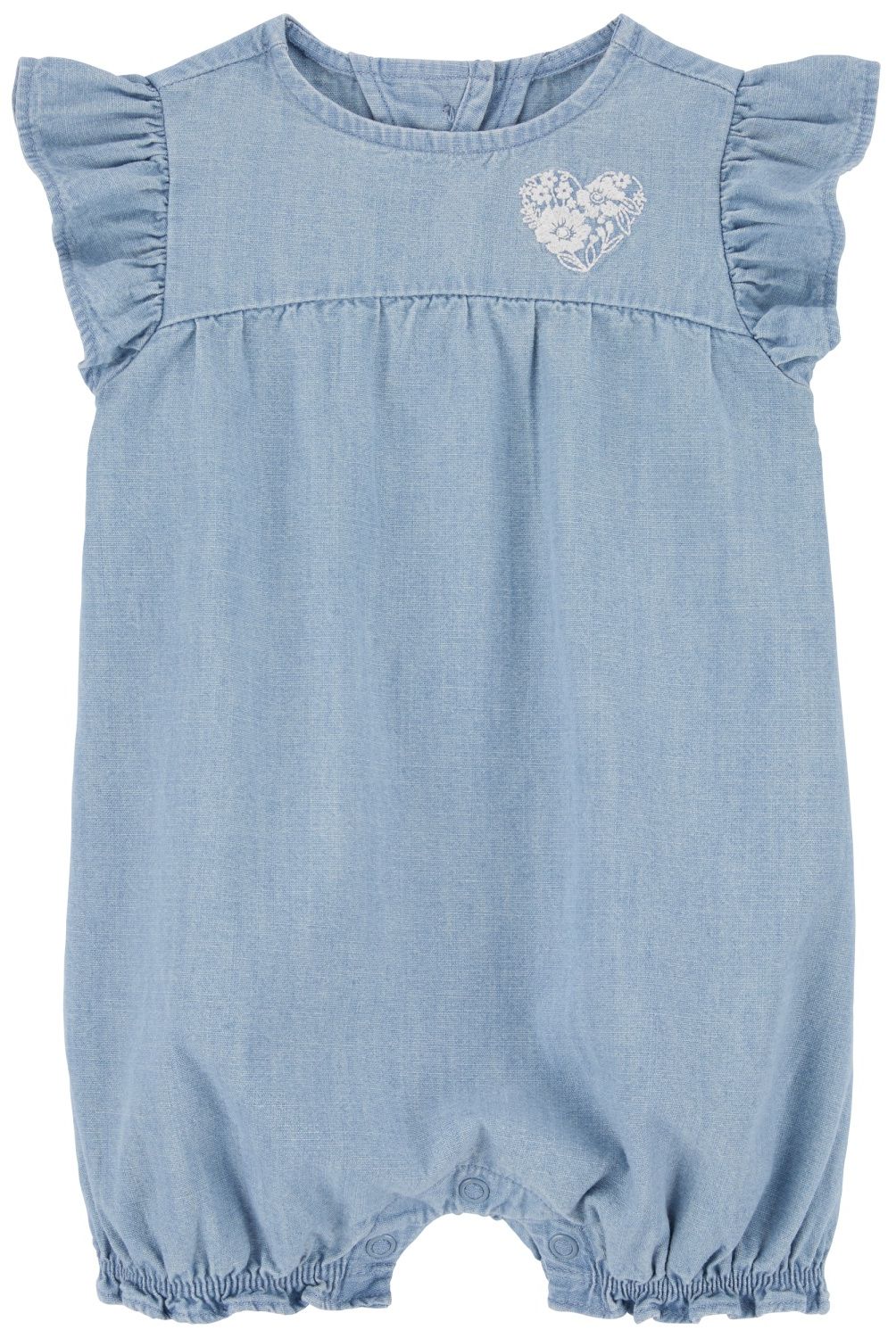 CARTER'S - Enterito Algodón Denim Bebé Niña Carter's