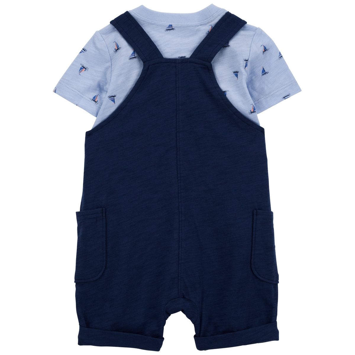 CARTER'S - Conjunto 3 Piezas Polera, Jardinera y Calcetines Bebé Niño Carter's