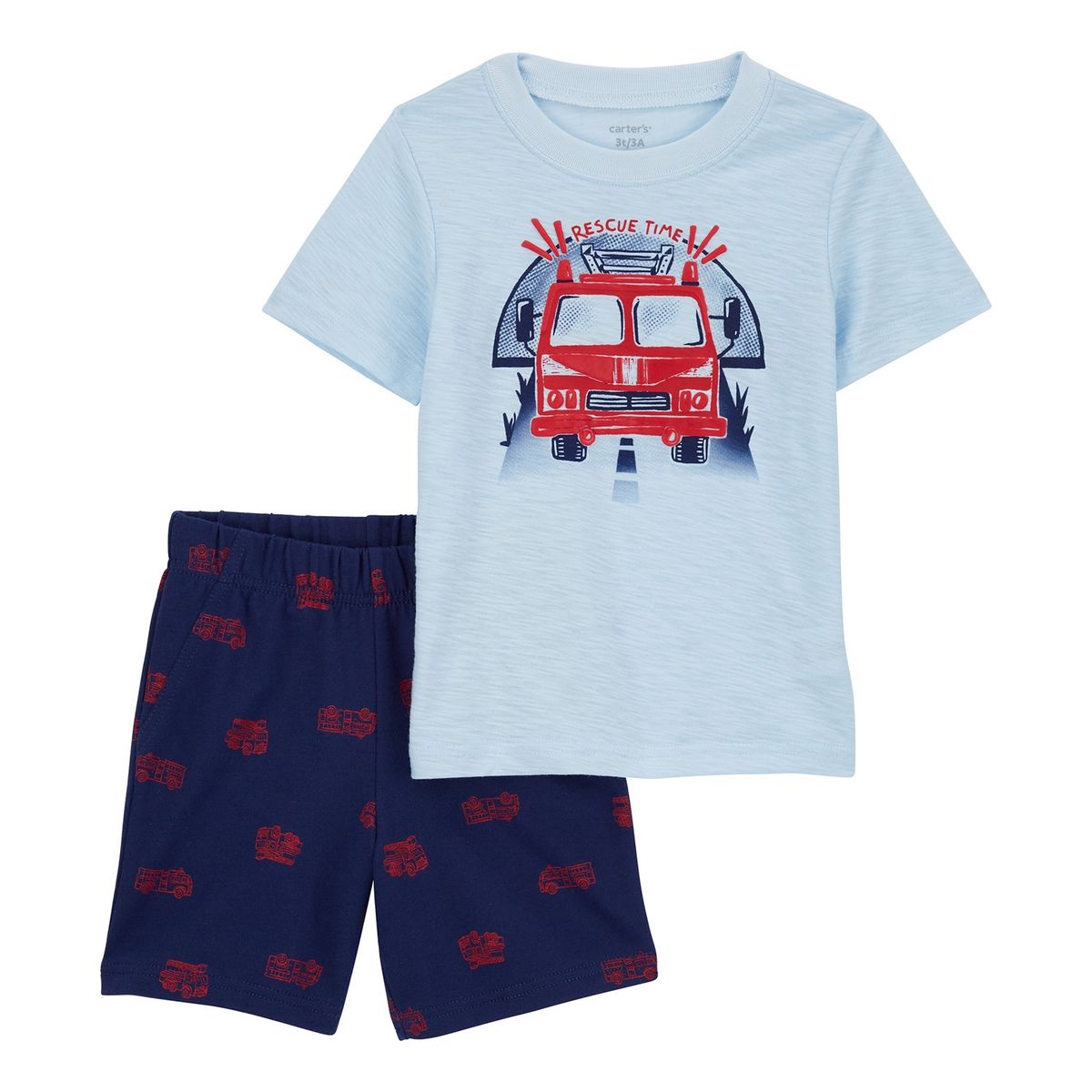 CARTER'S - Conjunto 2 Piezas Polera y Short Bebé Niño Carter's