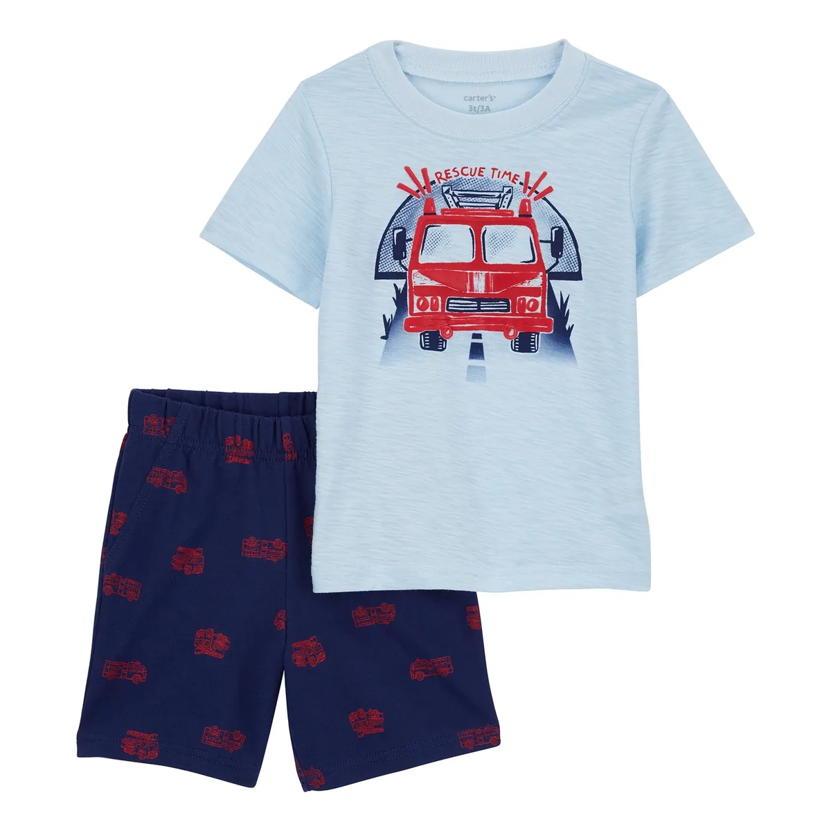 CARTER'S - Conjunto 2 Piezas Polera y Short Bebé Niño Carter's