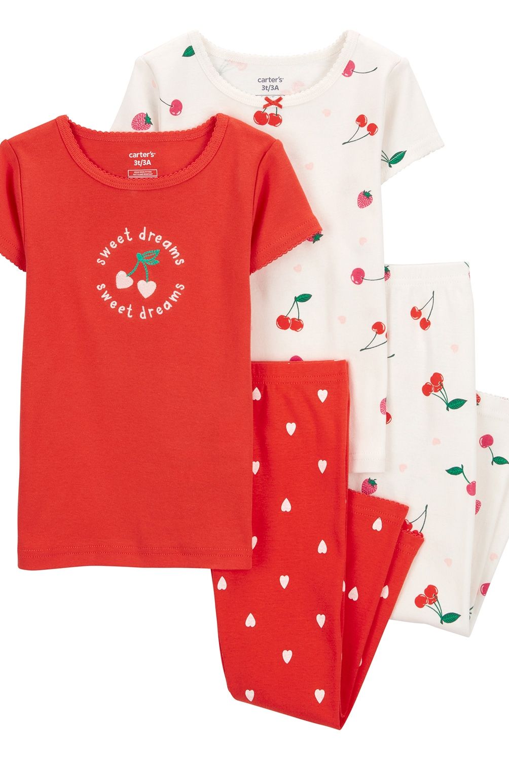 CARTER'S - Pijama 4 Piezas Bebé Niña Carter's