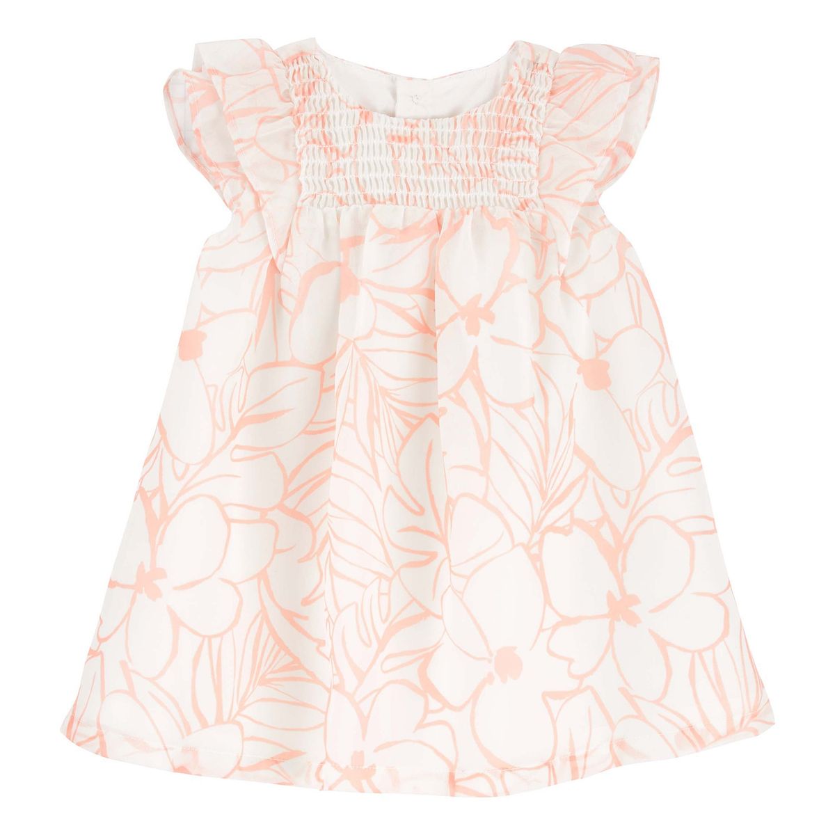 CARTER'S - Vestido Algodón con Cubre Pañal Bebé Niña Carter's