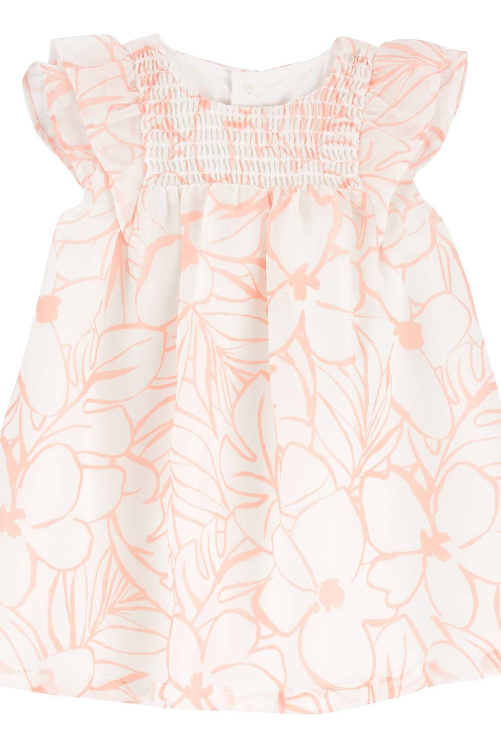 CARTER'S - Vestido Algodón con Cubre Pañal Bebé Niña Carter's