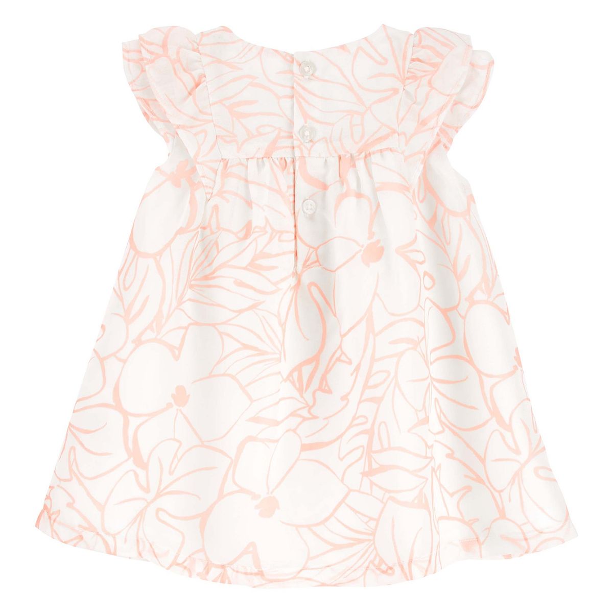 CARTER'S - Vestido Algodón con Cubre Pañal Bebé Niña Carter's