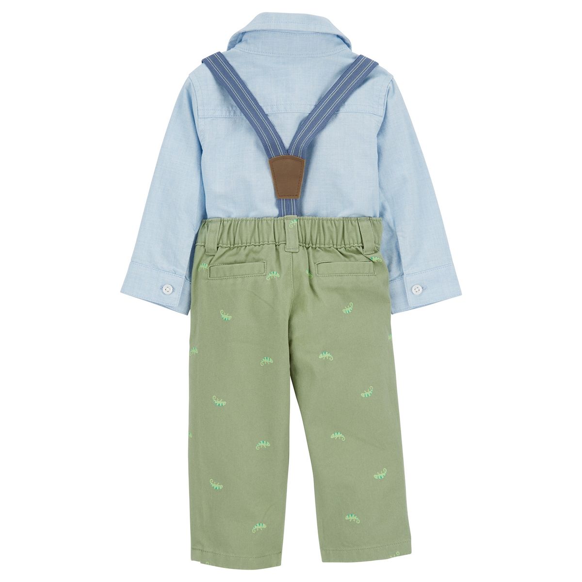 CARTER'S - Conjunto 2 Piezas Camisa y Pantalon Con Suspensores Bebé Niño Carter's