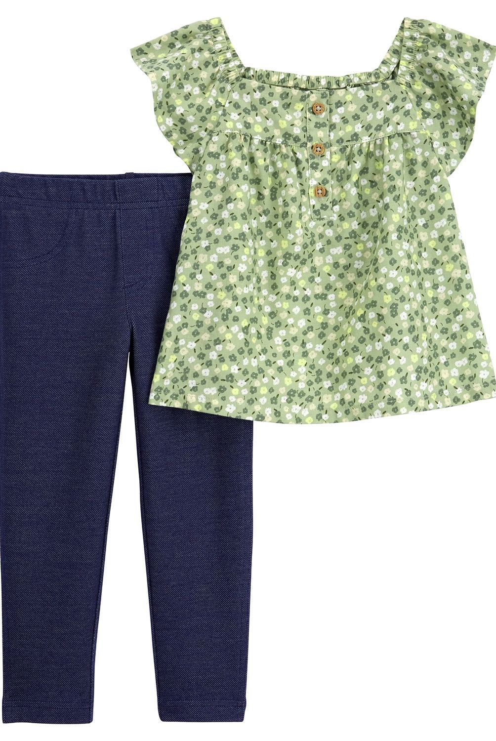 CARTER'S - Conjunto 2 Piezas Blusa y Calza Bebé Niña Carter's