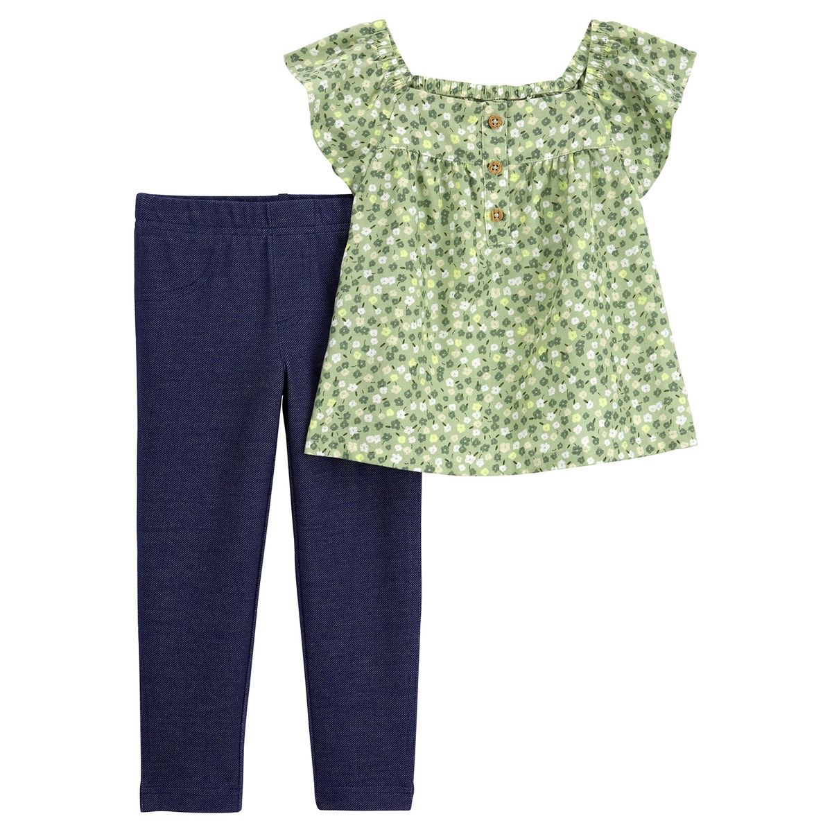 CARTER'S - Conjunto 2 Piezas Blusa y Calza Bebé Niña Carter's