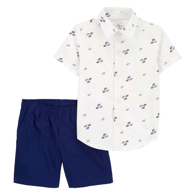 CARTER'S - Conjunto 2 Piezas Camisa y Short Bebé Niño Carter's
