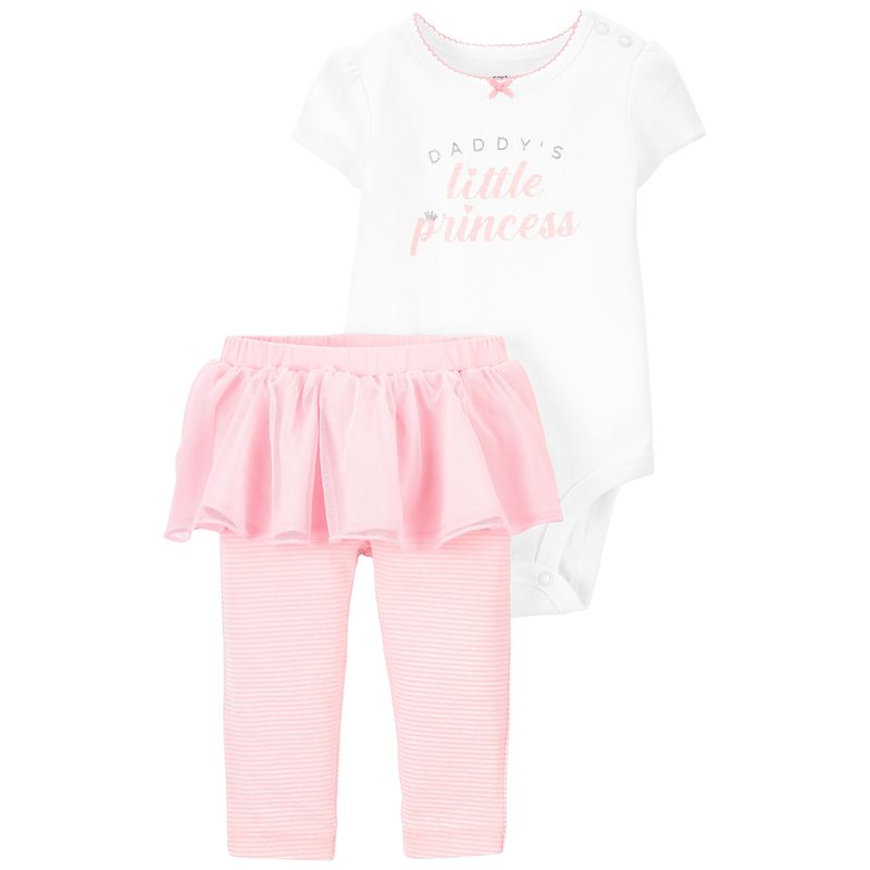 CARTER'S - Conjunto 2 Piezas Body y Calza Tutu Bebé Niña Carter's
