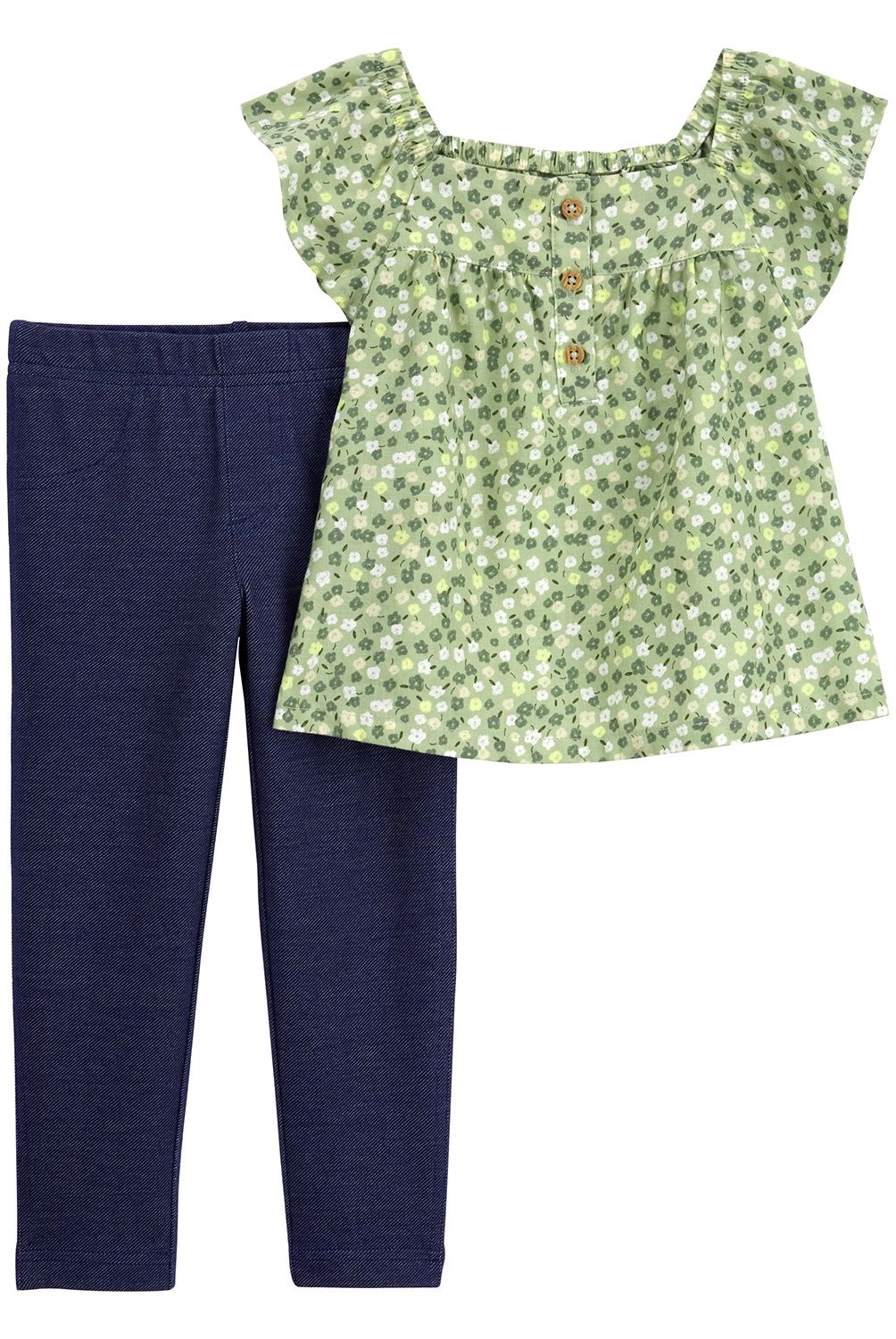 CARTER'S - Conjunto 2 Piezas Blusa y Calza Niña Carter's