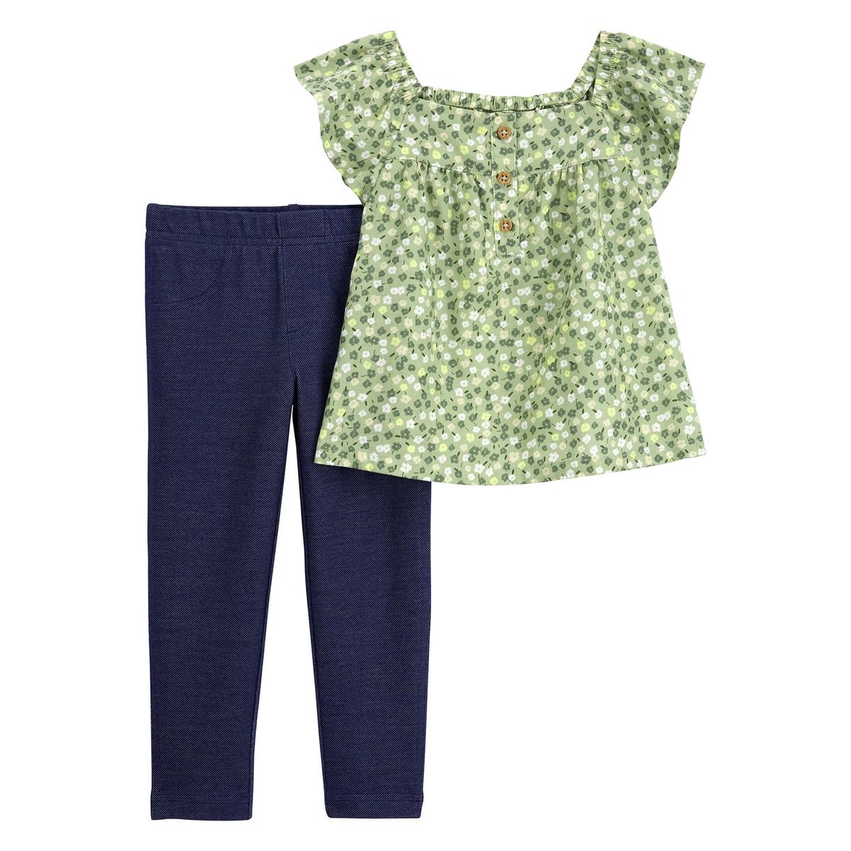 CARTER'S - Conjunto 2 Piezas Blusa y Calza Niña Carter's