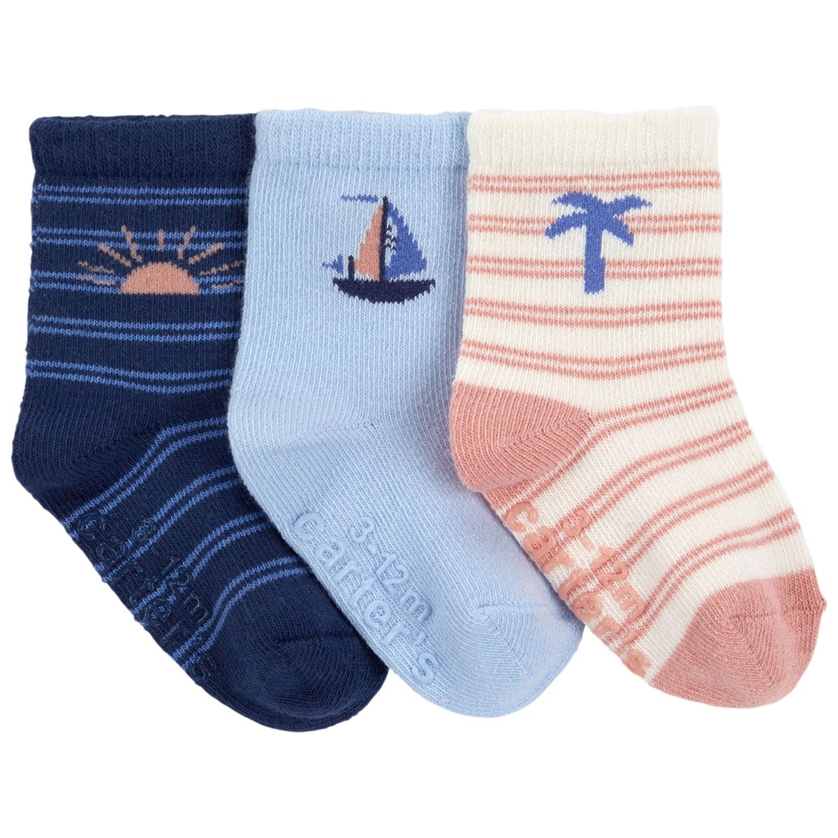 CARTER'S - Calcetines Pack 3 Pares Bebé Niño Carter's