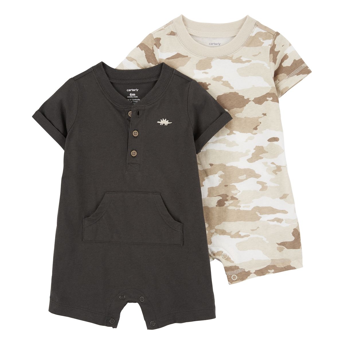 CARTER'S - Enterito Pack 2 Unidades Bebé Niño Carter's