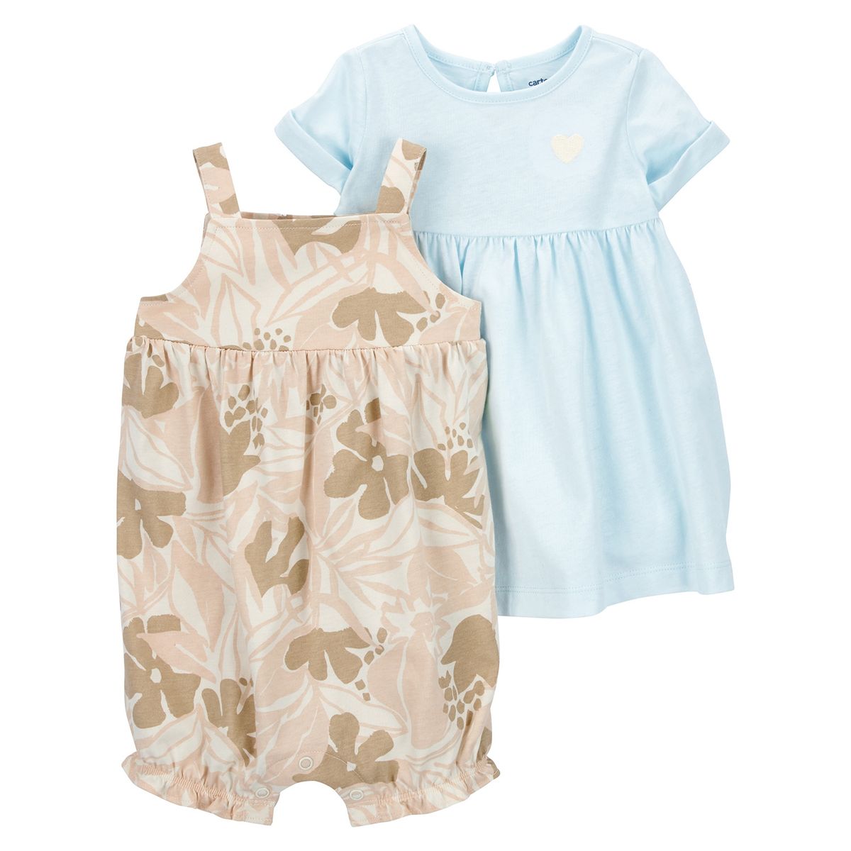 CARTER'S - Enterito Y Vestido Pack 2 Unidades Bebé Niña Carter's