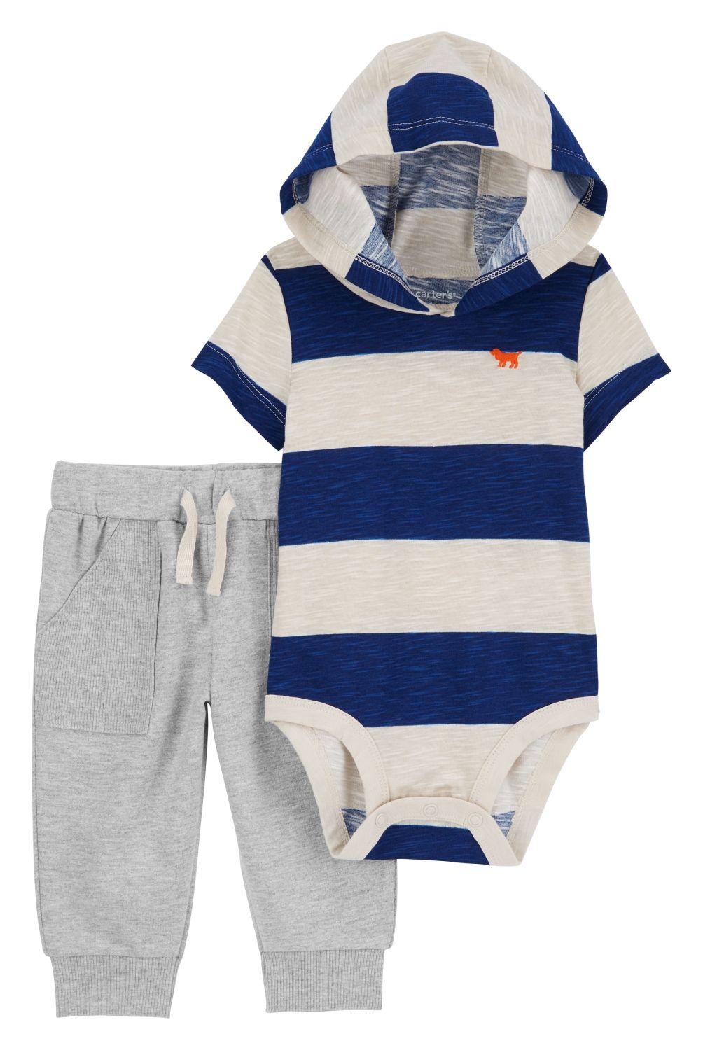 CARTER'S - Conjunto 2 Piezas Body y Pantalon Buzo Bebé Niño Carter's