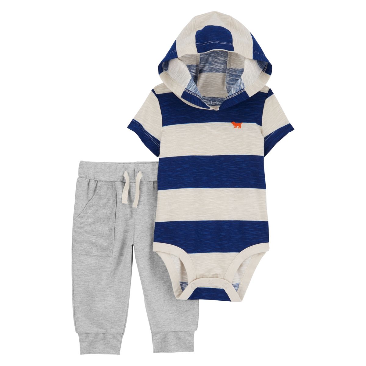 CARTER'S - Conjunto 2 Piezas Body y Pantalon Buzo Bebé Niño Carter's