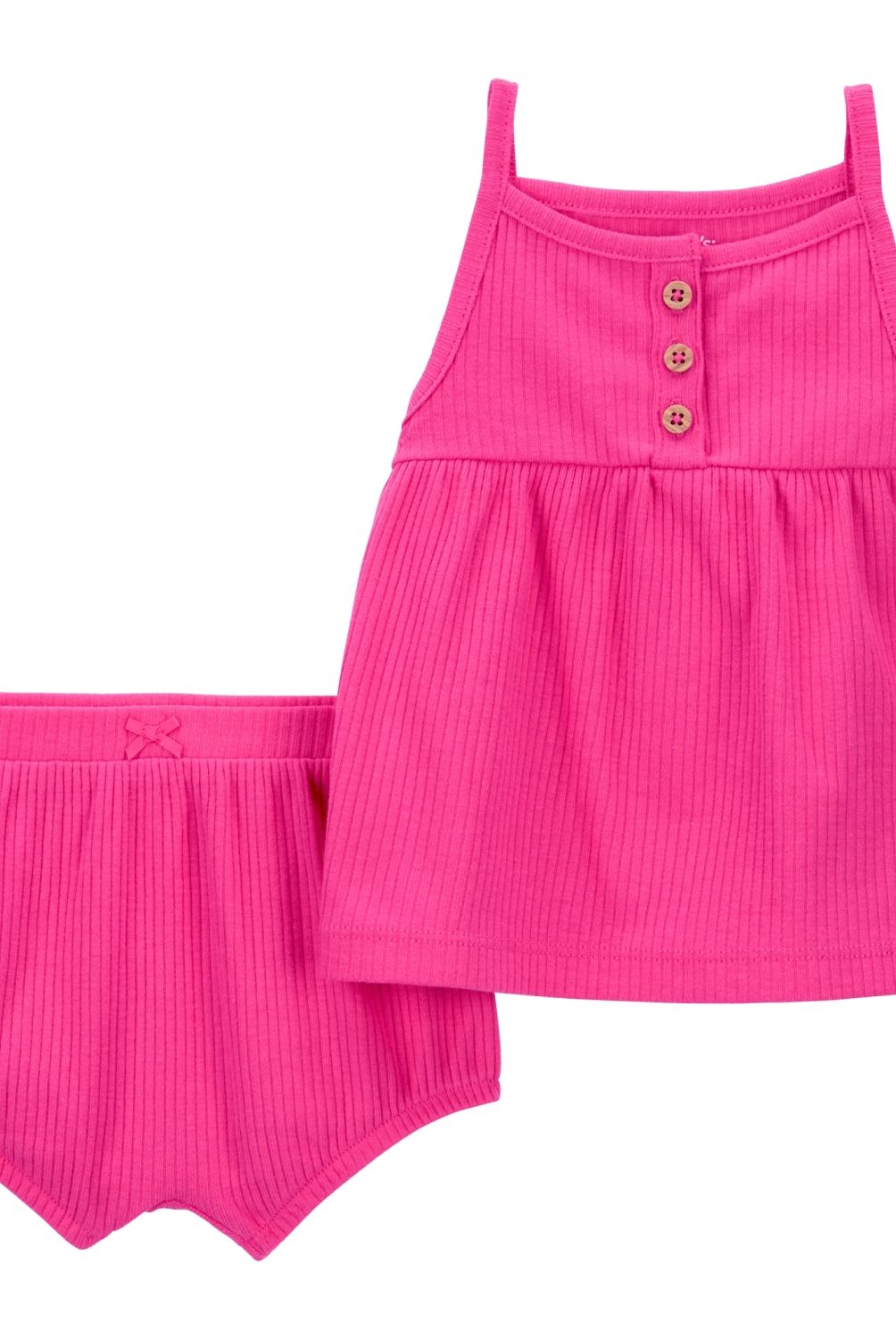 CARTER'S - Conjunto 2 Piezas Polera y Short Bebé Niña Carter's