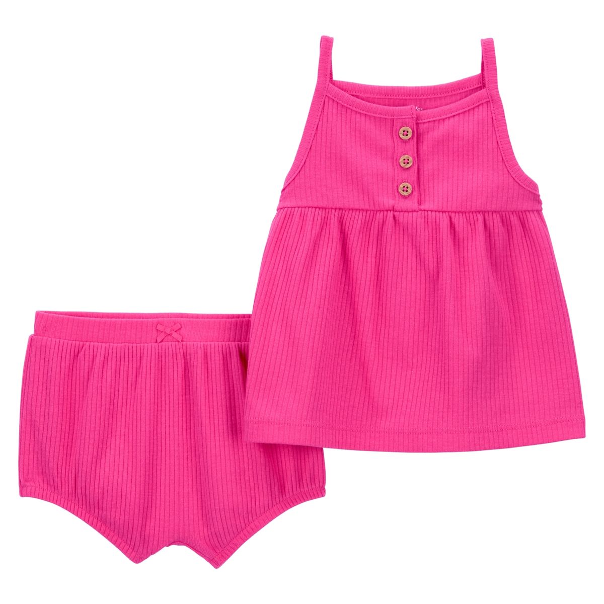 CARTER'S - Conjunto 2 Piezas Polera y Short Bebé Niña Carter's