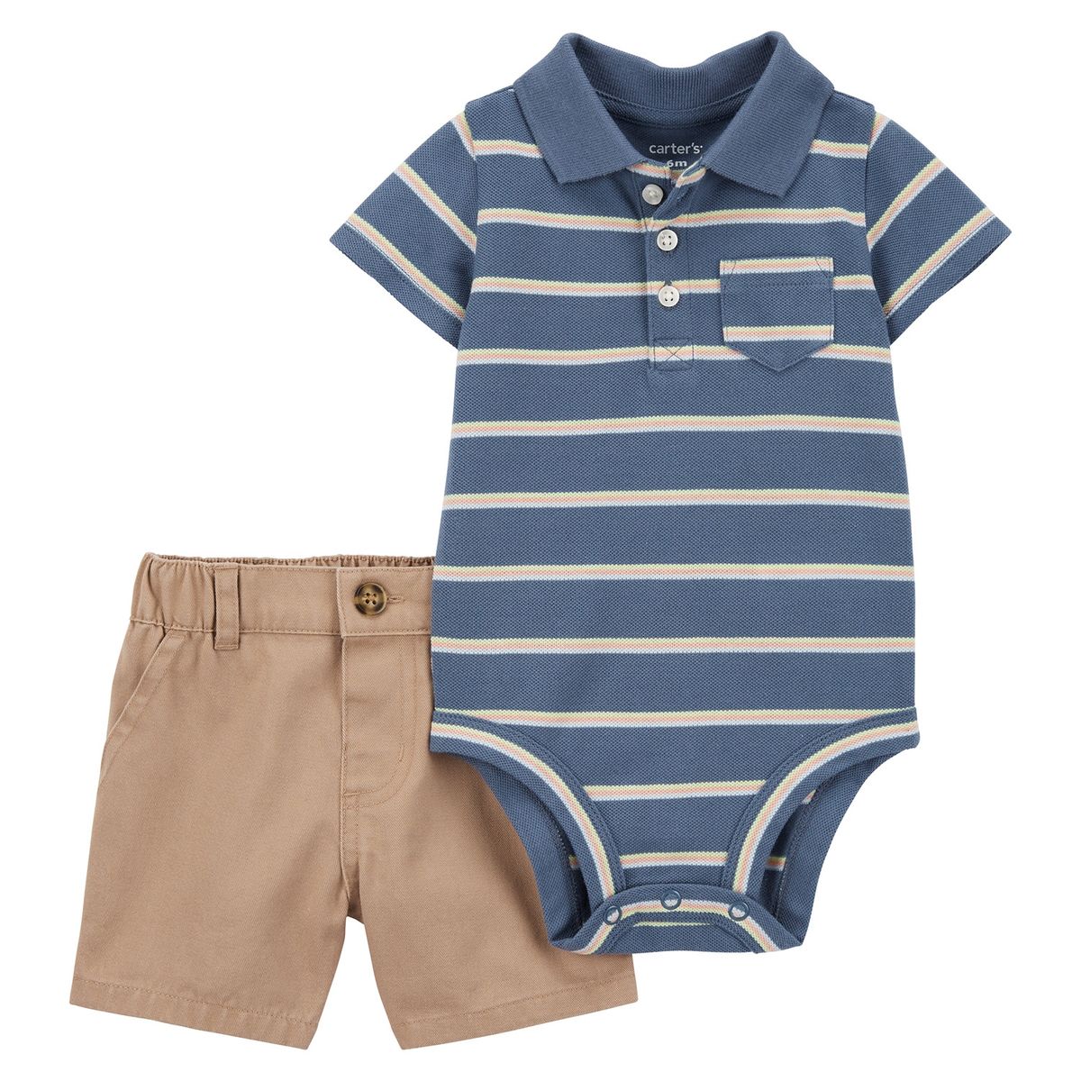 CARTER'S - Conjunto 2 Piezas Short y Body Bebé Niño Carter's