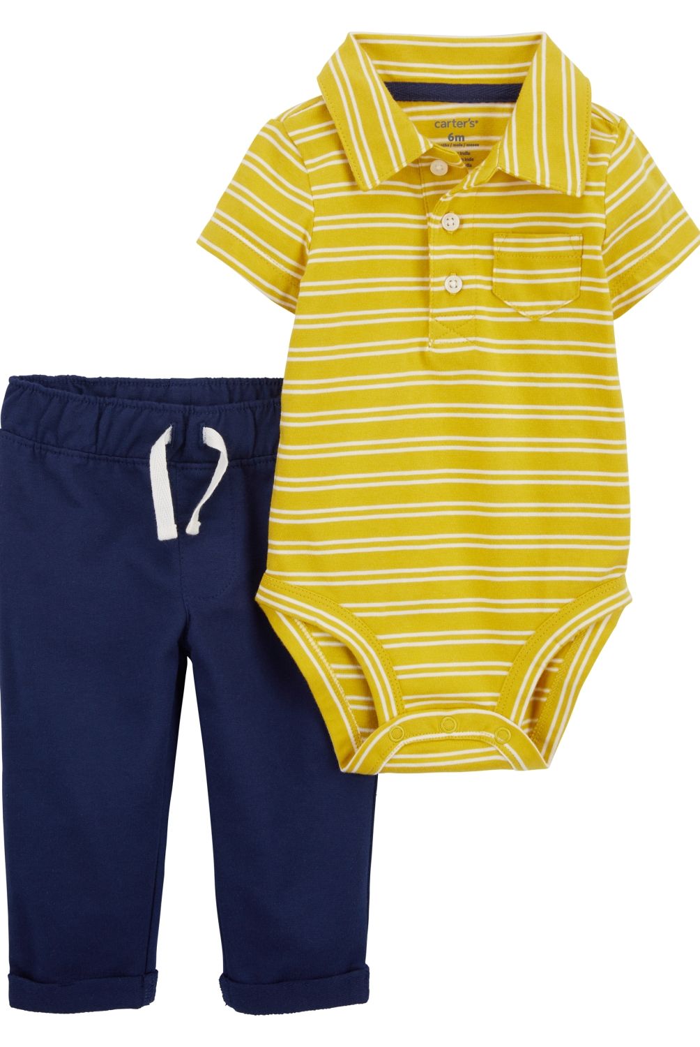 CARTER'S - Conjunto 2 Piezas Body y Pantalon Bebé Niño Carter's