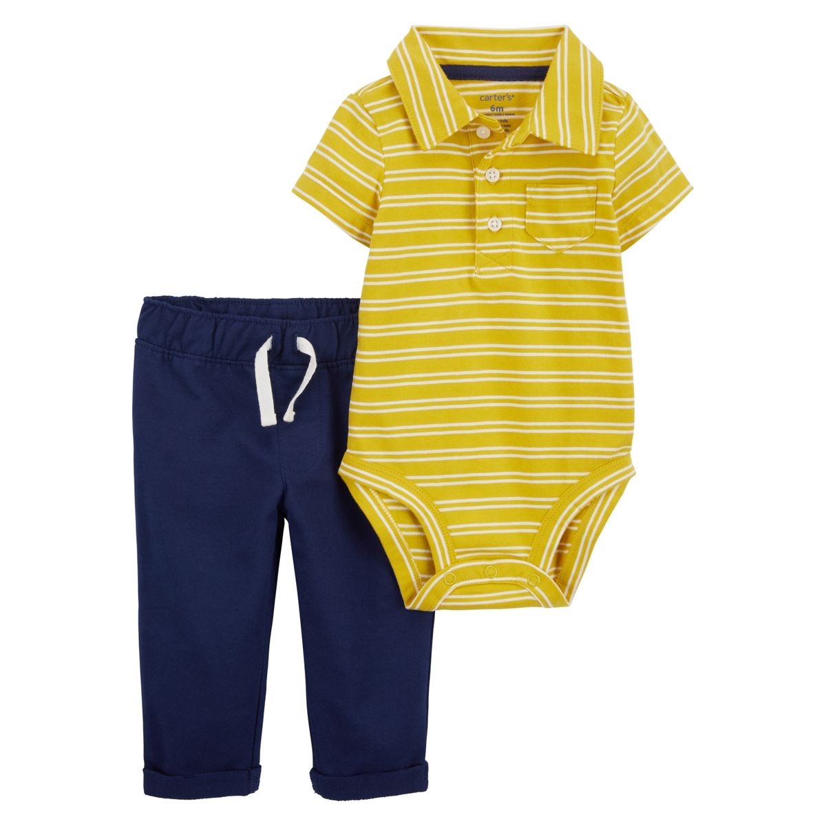 CARTER'S - Conjunto 2 Piezas Body y Pantalon Bebé Niño Carter's