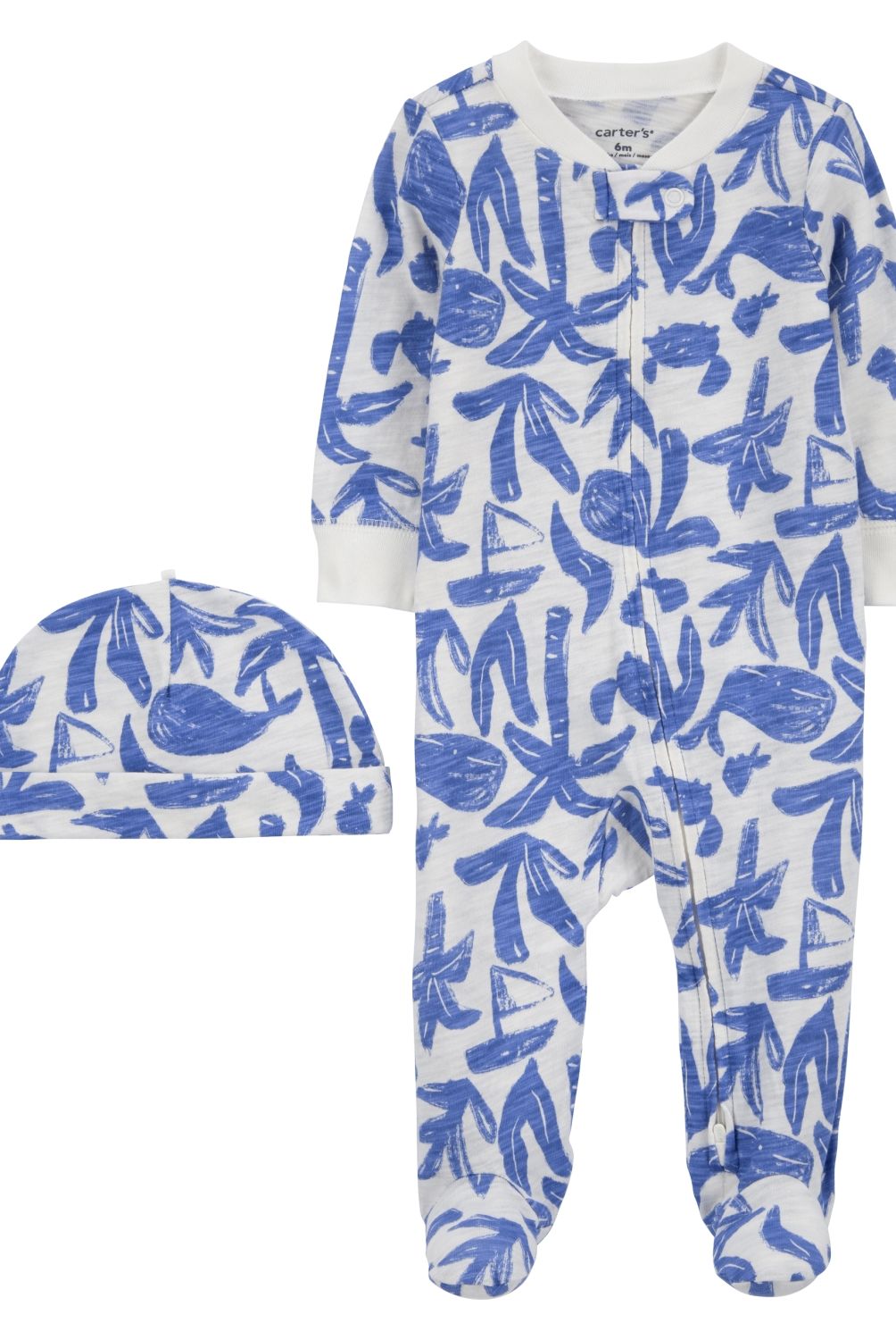 CARTER'S - Conjunto 2 Piezas Pijama y Gorro Bebé Niño Carter's