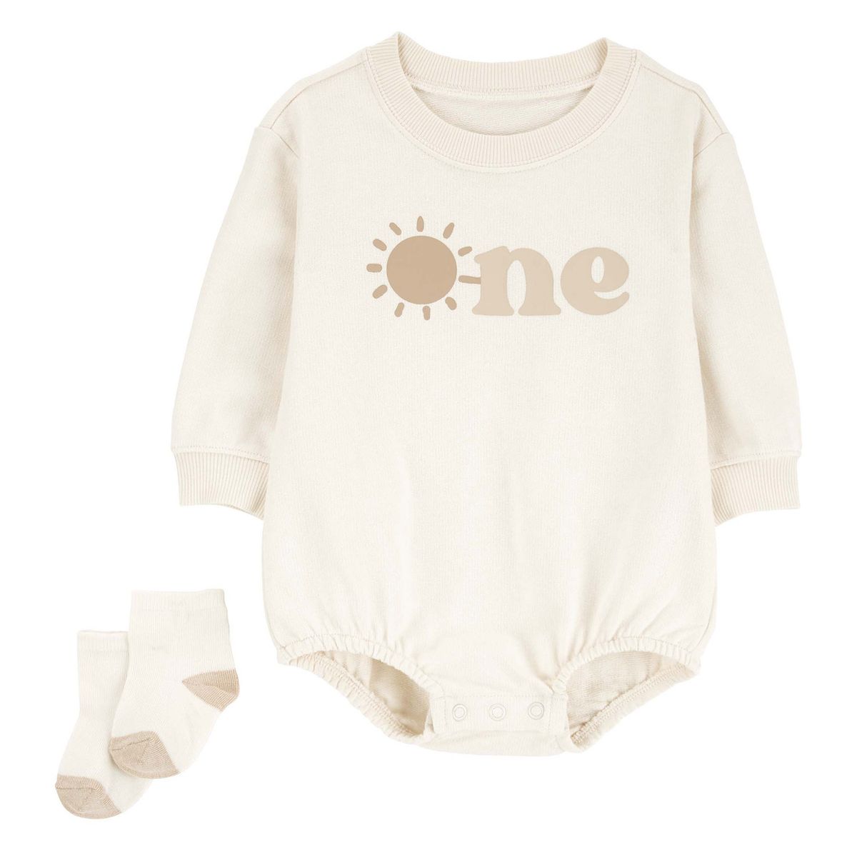 CARTER'S - Conjunto 2 Piezas Body  y Calcetines Unisex Bebé Carter's