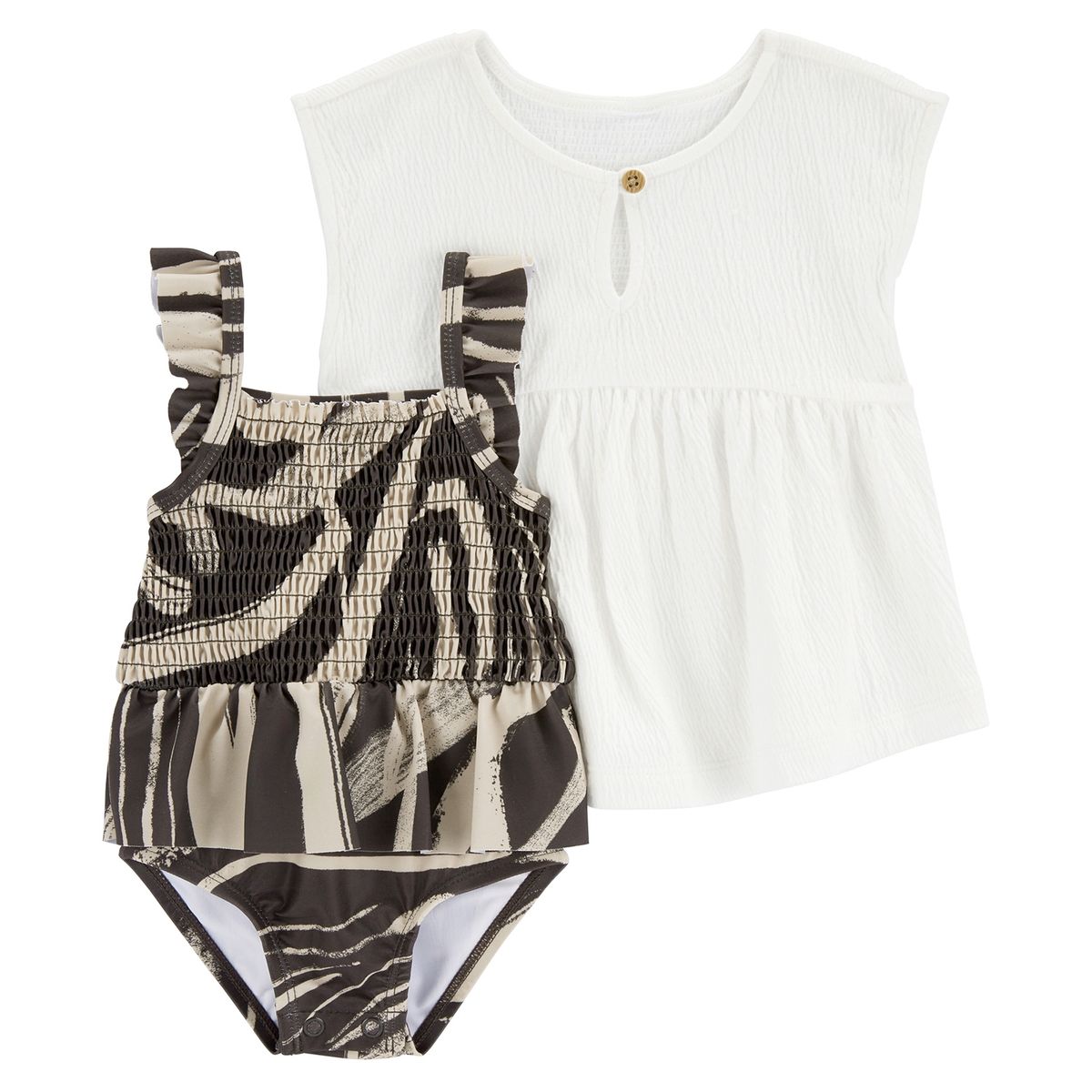 CARTER'S - Traje de Baño Protección Uv50+ Mas Salida De Baño Bebé Niña Carter's