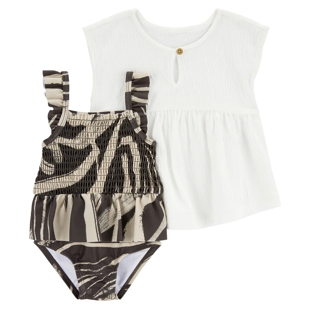 CARTER'S - Traje de Baño Protección Uv50+ Mas Salida De Baño Bebé Niña Carter's