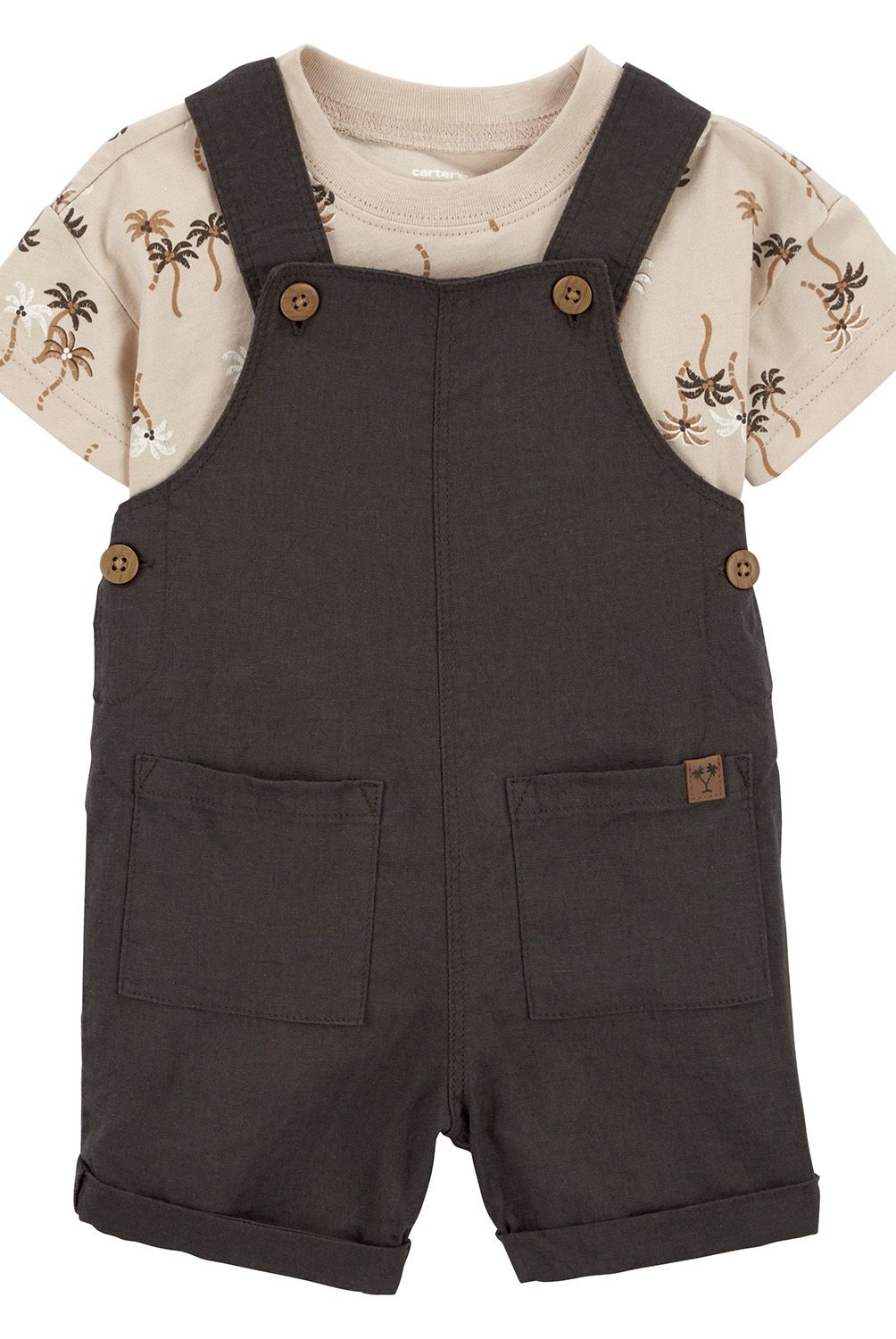 CARTER'S - Conjunto 2 Piezas Polera y Jardinera Bebé Niño Carter's