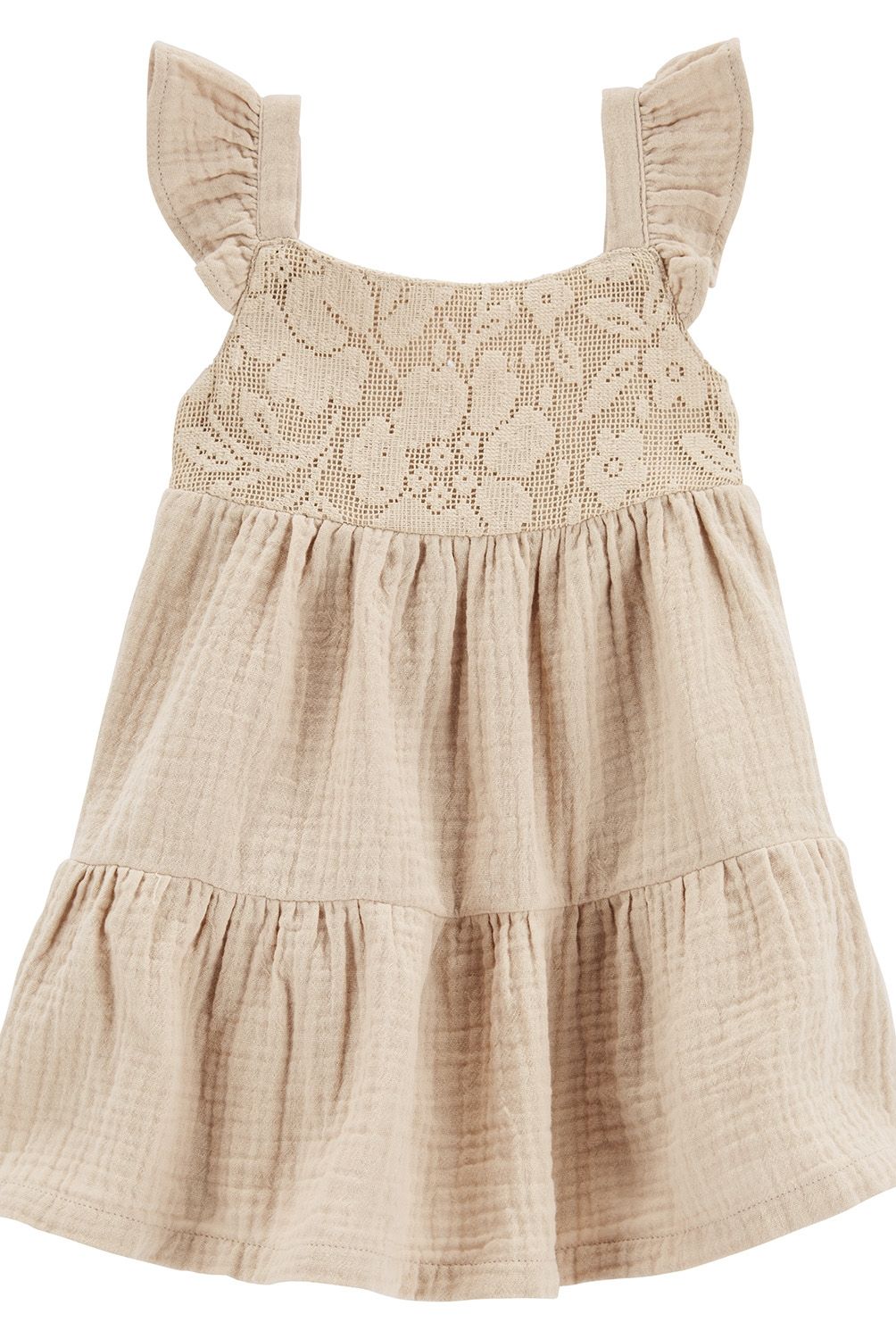 CARTER'S - Vestido Algodón Con Cubre Pañal Bebé Niña Carter's