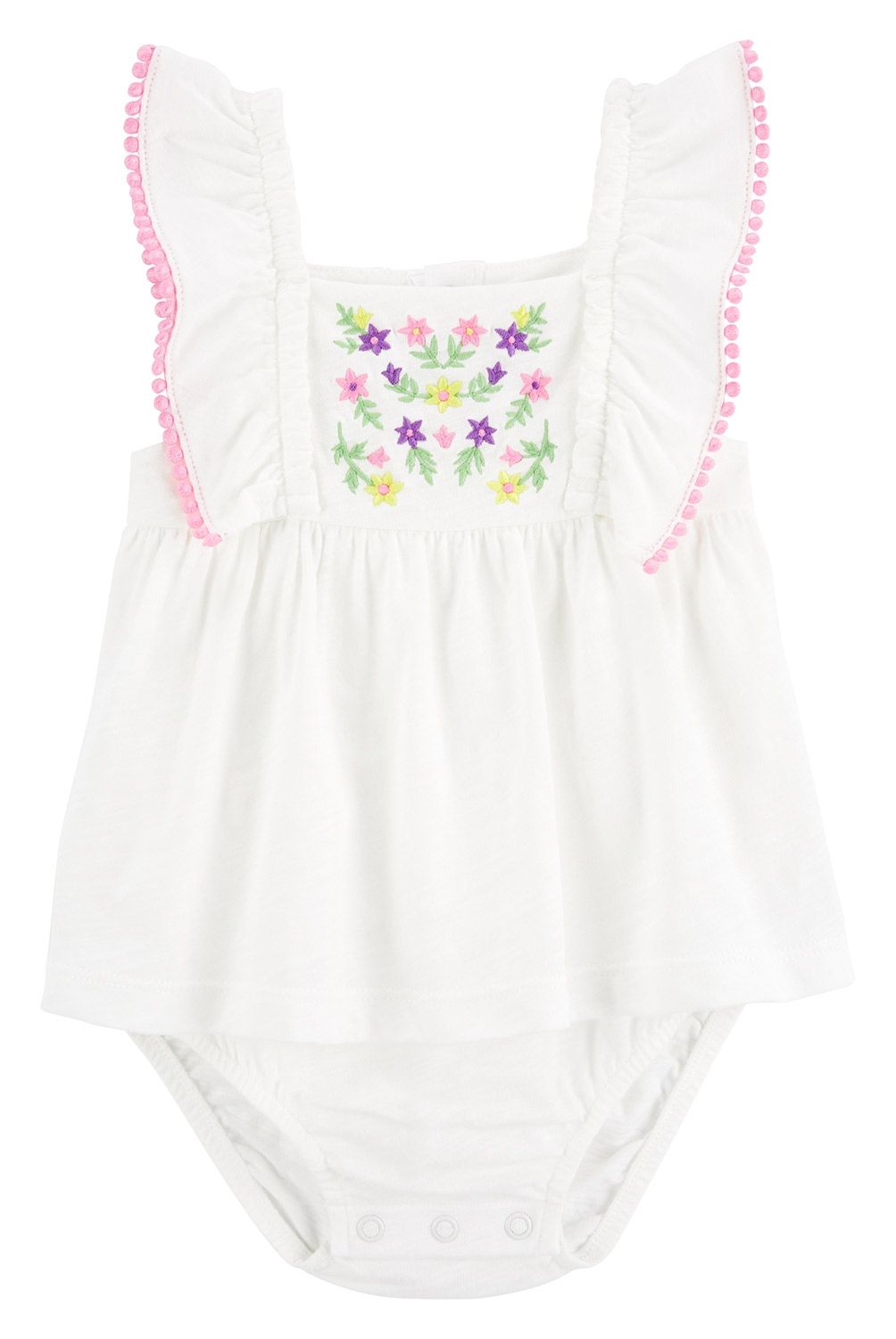 CARTER'S - Vestido de Sol Bordado Bebé Niña Carter's