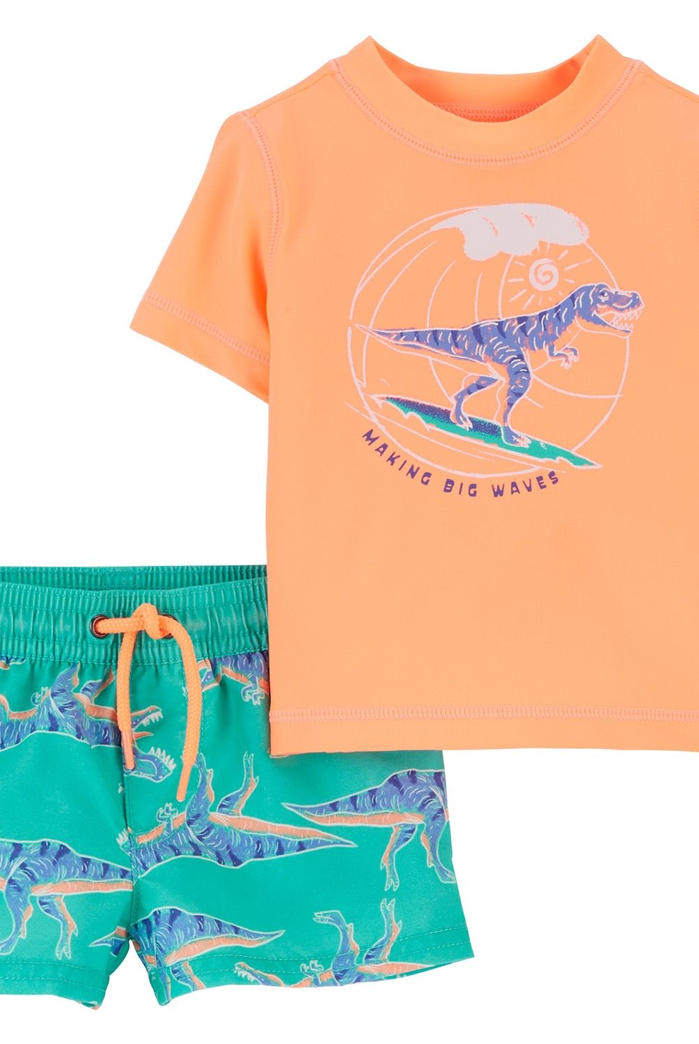 CARTER'S - Traje de Baño Carter's Niño 2 Piezas Protección UV 50+ Dinosaurios