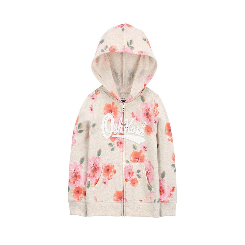 OSHKOSH - Polerón Algodón Logo con Capucha Niña Oshkosh