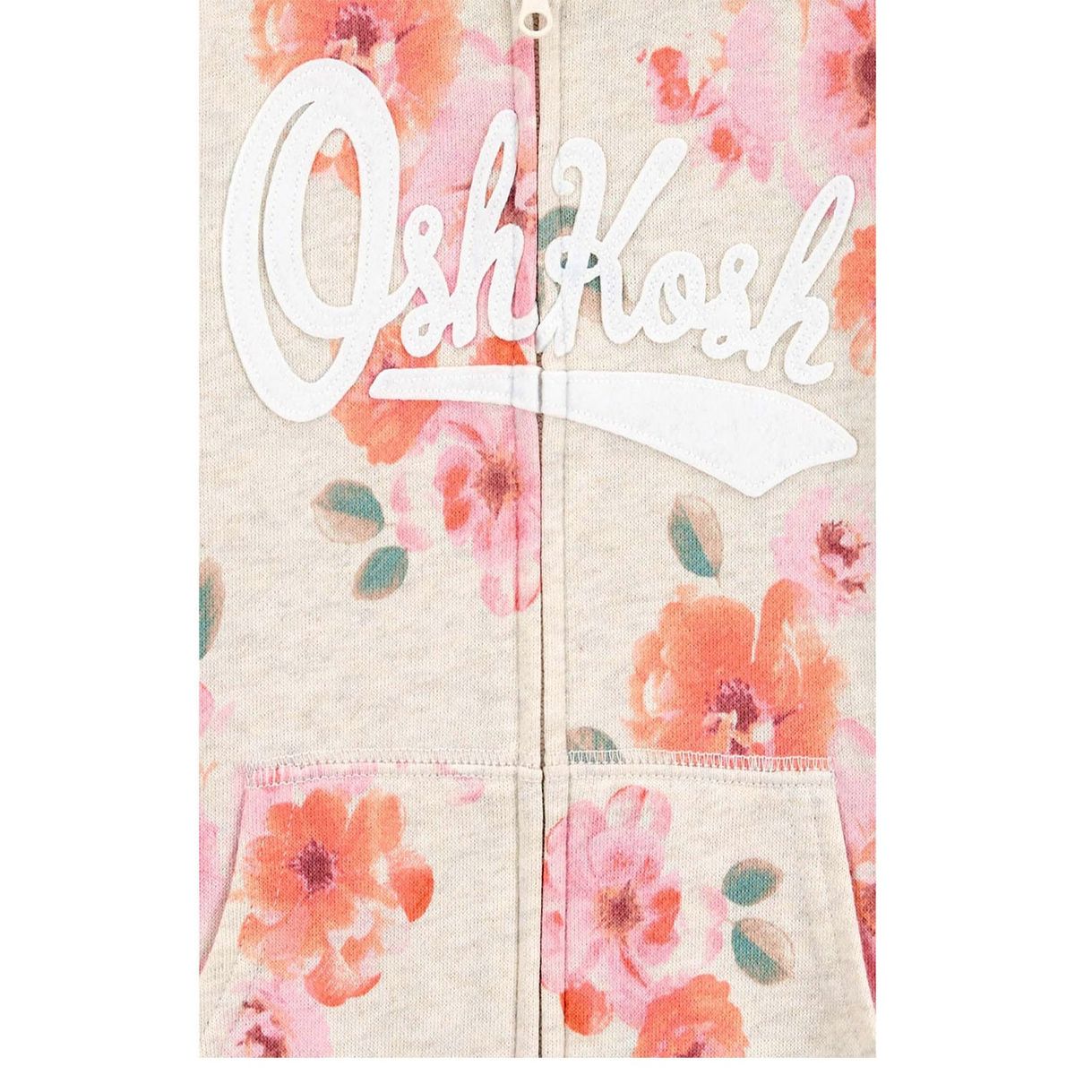 OSHKOSH - Polerón Algodón Logo con Capucha Niña Oshkosh