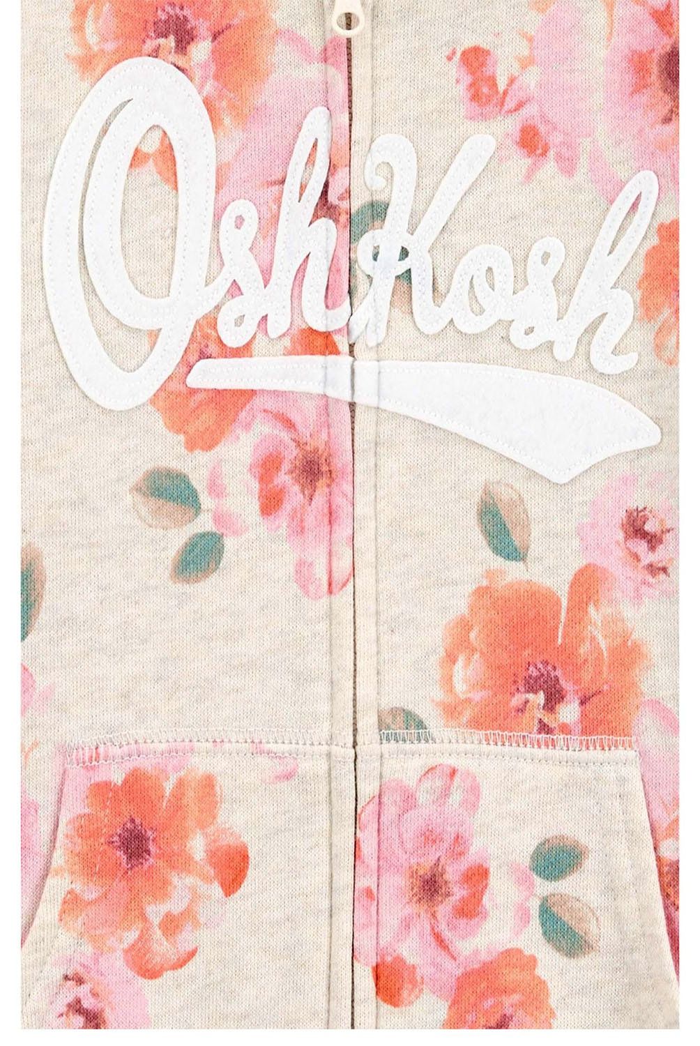 OSHKOSH - Polerón Algodón Logo con Capucha Niña Oshkosh