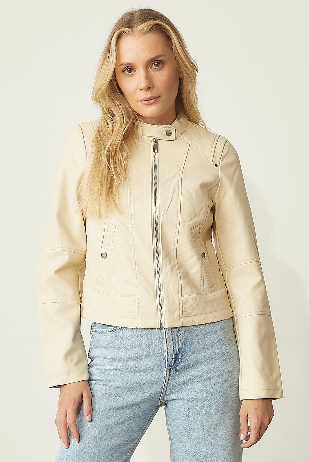 VERO MODA - Chaqueta Eco Cuero Mujer Vero Moda