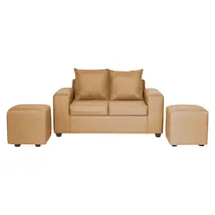INNOVAMUEBLES - Linving Kahlo 2 Cuerpos + 2 pouf