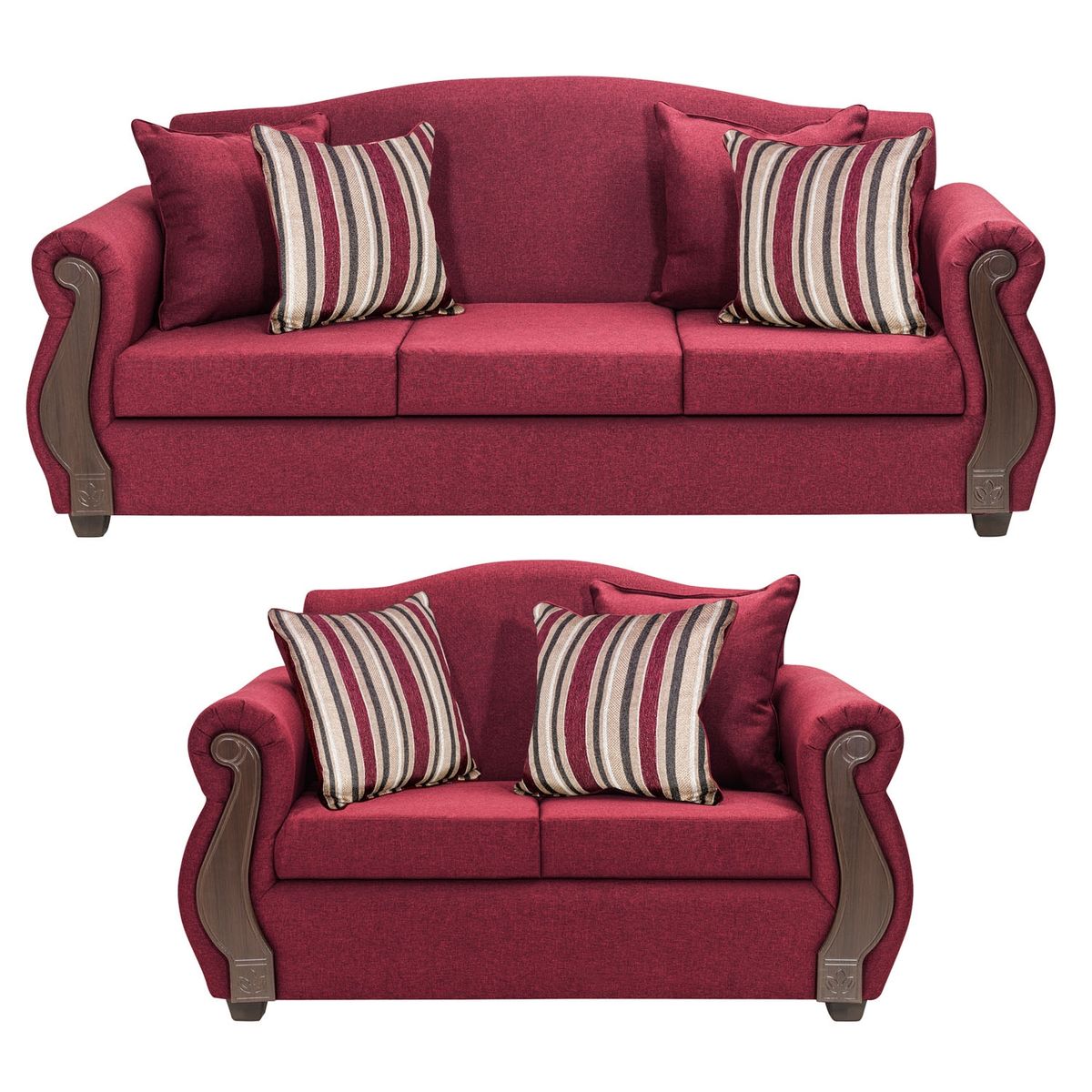 INNOVAMUEBLES - Juego De Living New Bugambilia 3-2 Cuerpos Innovamuebles