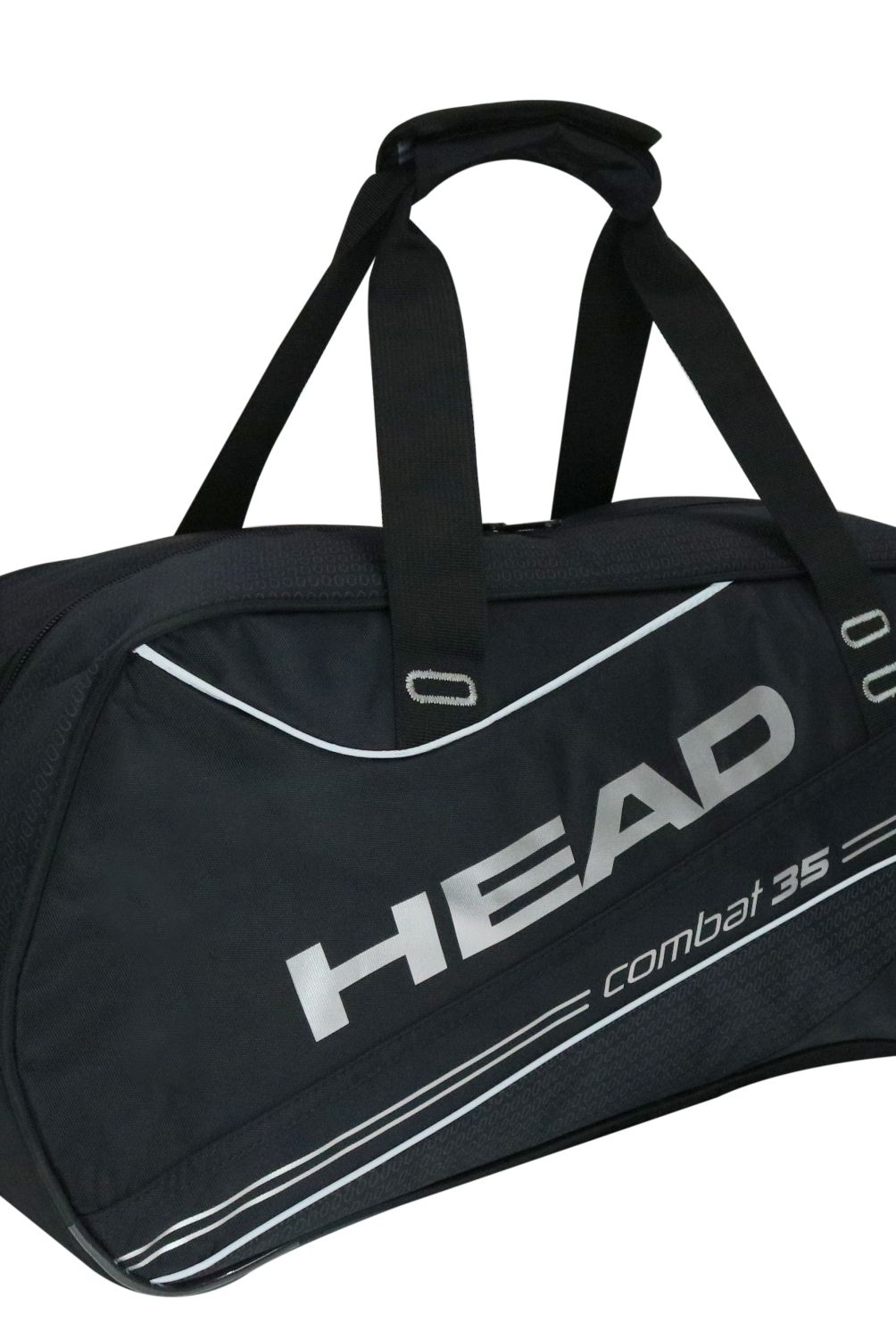 HEAD - Bolso De Viaje Combat 35 New Negro Plata Head