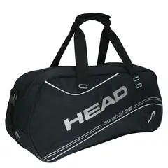 HEAD - Bolso De Viaje Combat 35 New Negro Plata