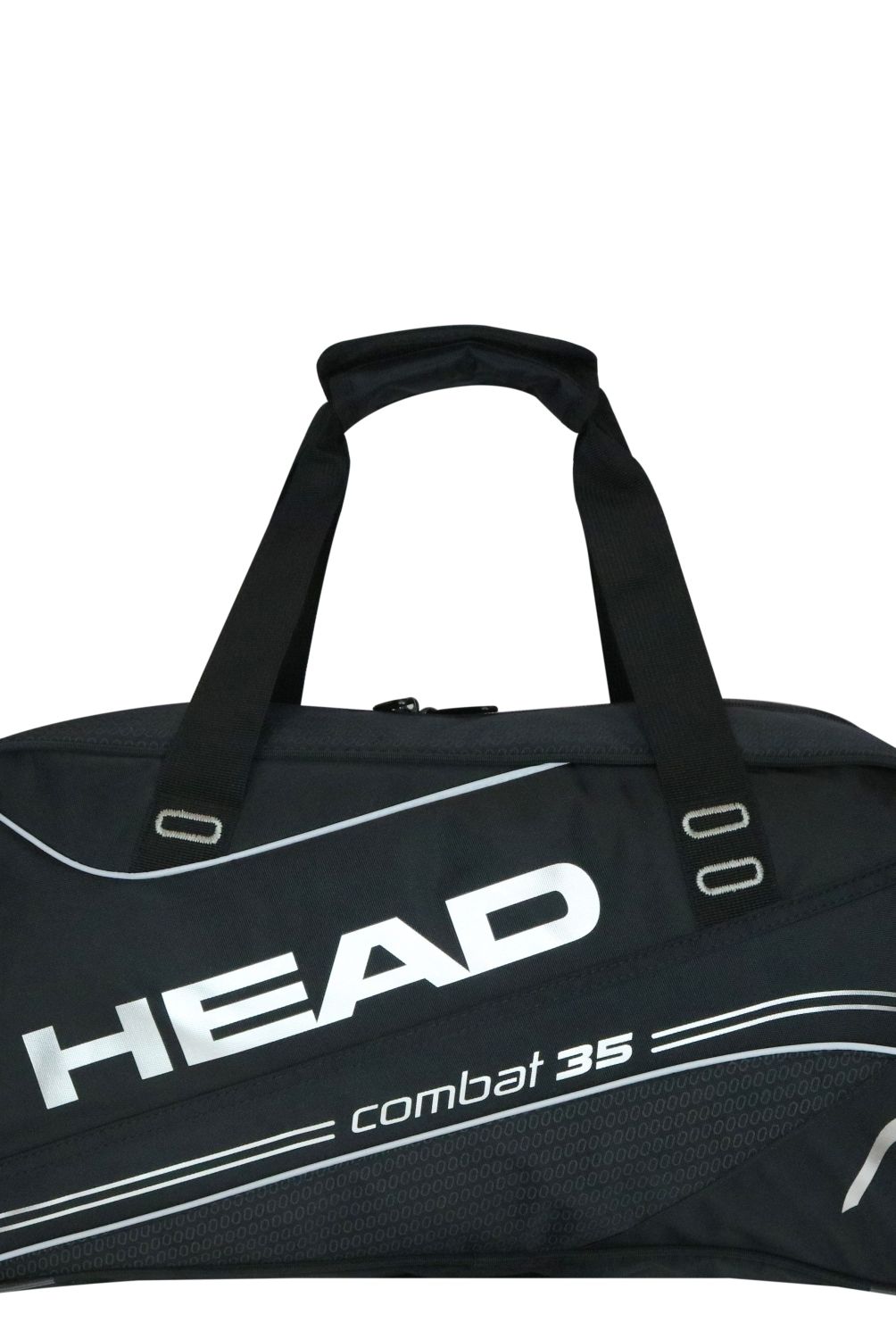 HEAD - Bolso De Viaje Combat 35 New Negro Plata Head