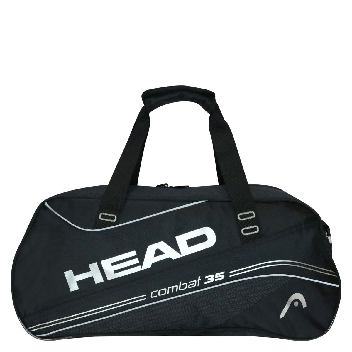 HEAD - Bolso De Viaje Combat 35 New Negro Plata Head