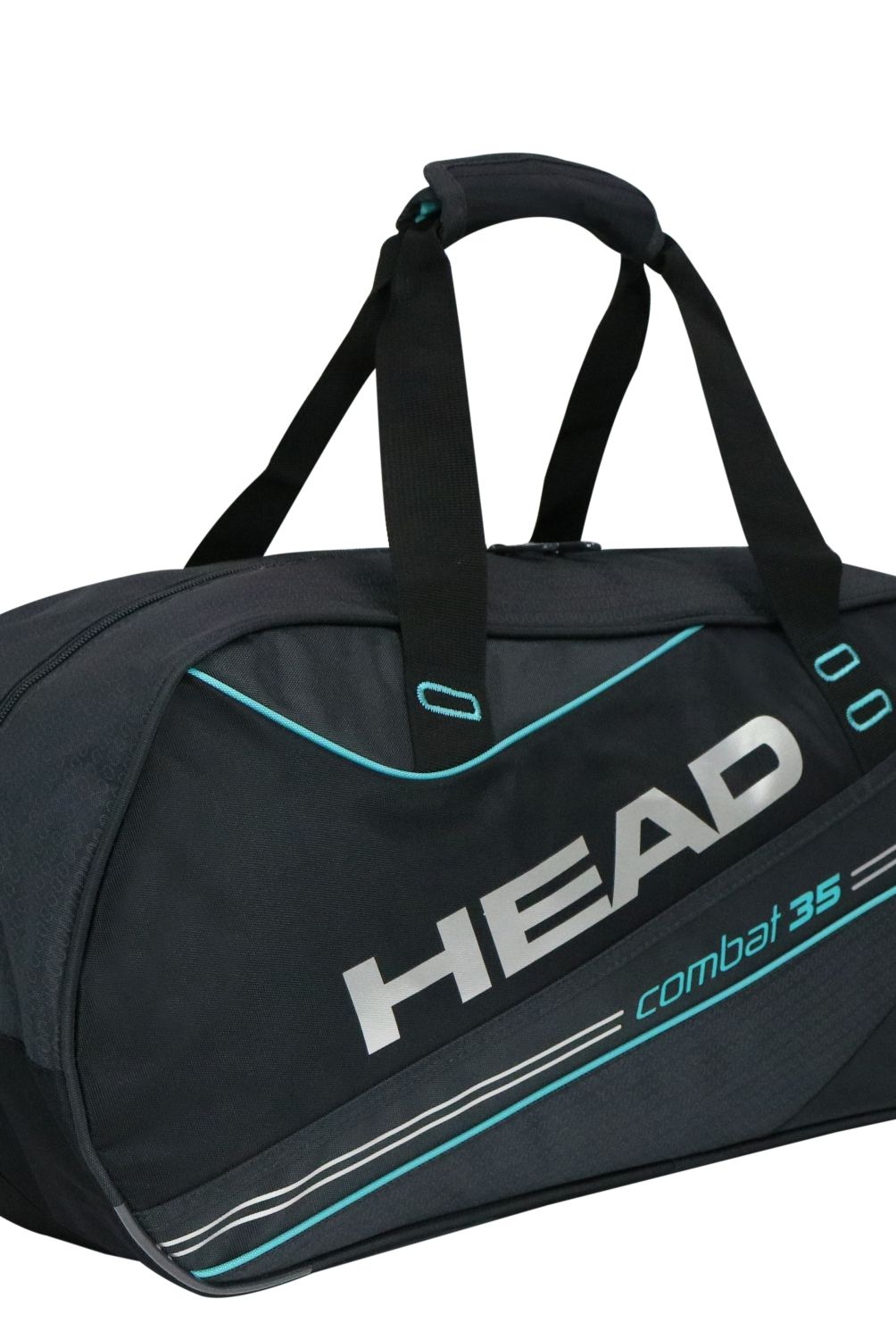 HEAD - Bolso De Viaje Combat 35 New Negro Turquesa Head