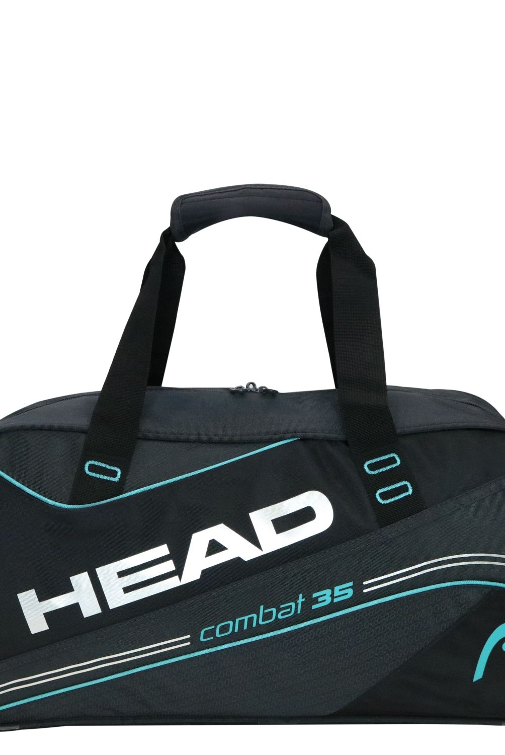 HEAD - Bolso De Viaje Combat 35 New Negro Turquesa Head