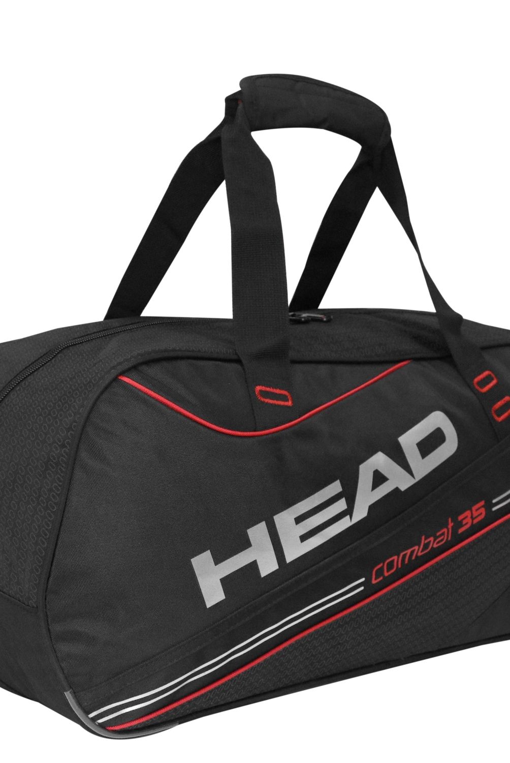 HEAD - Bolso De Viaje Combat 35 Negro Rojo Head
