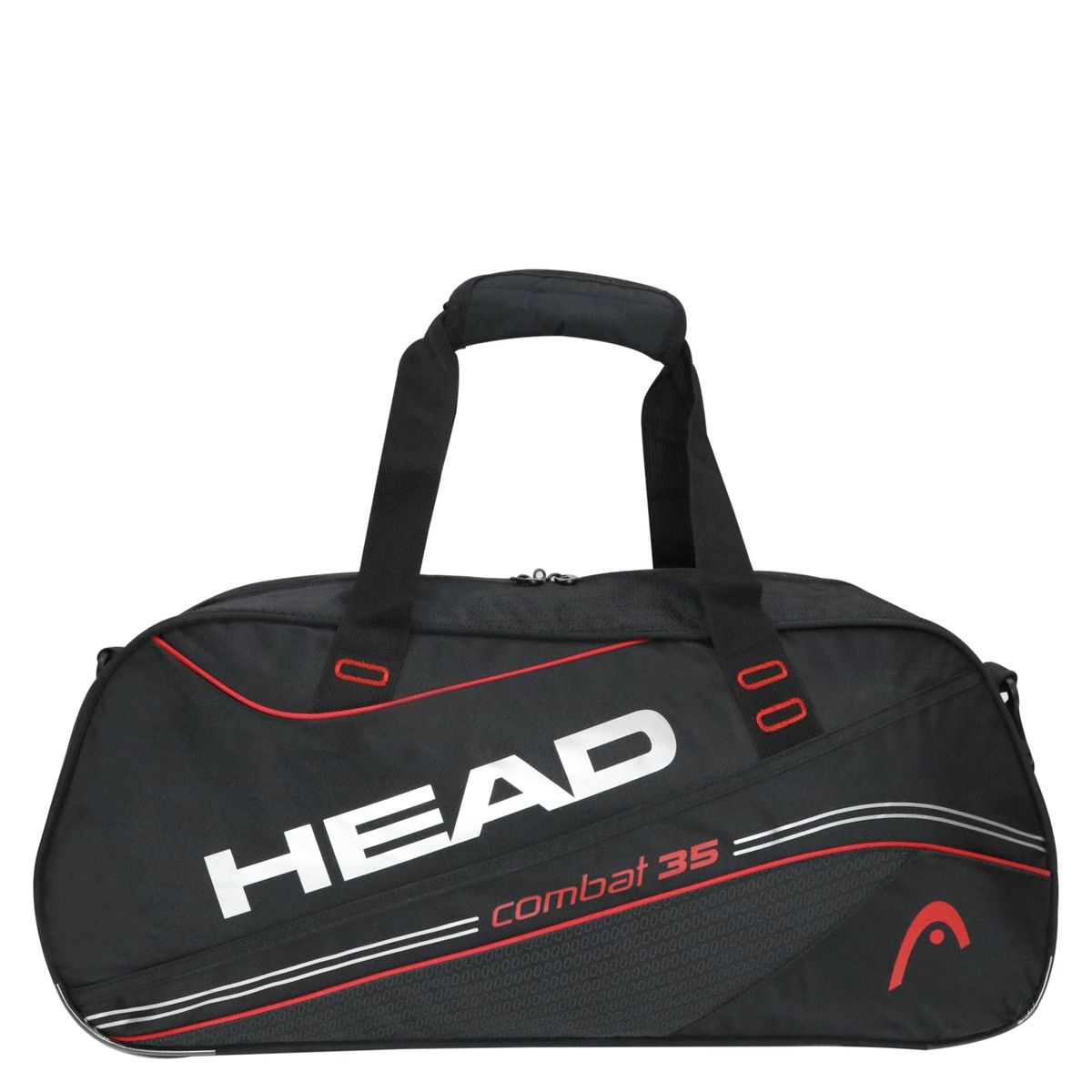 HEAD - Bolso De Viaje Combat 35 Negro Rojo Head