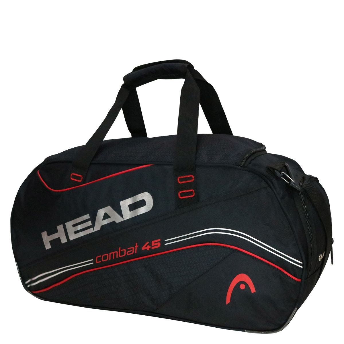 HEAD - Bolso De Viaje Combat 45 Negro Rojo Head